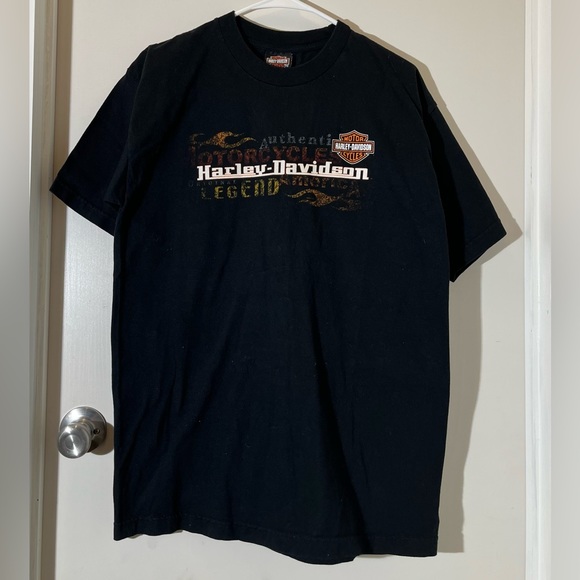 Harley Davidson Official Auckland, New Zeland Large T Shirt - Picture 1 of 4